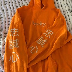 Orange Hoodie